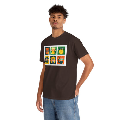 Unisex Retro St. Patrick’s Day Icons T-Shirt — Lucky Clover & Beer Graphic Tee (Limited Edition)