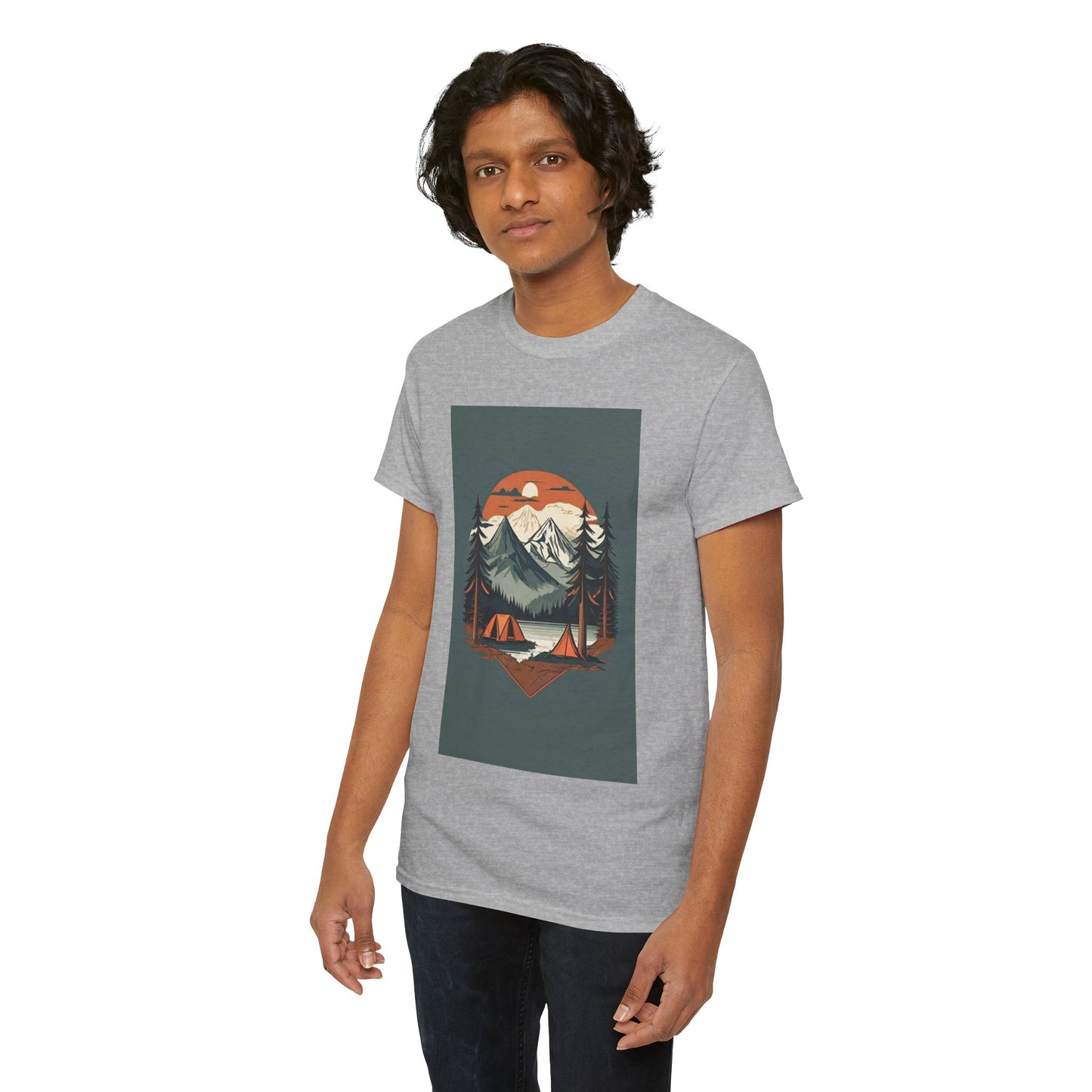Moonlight Mountain Adventure Tee - Perfect Gift for Hikers