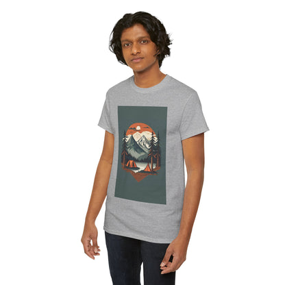 Moonlight Mountain Adventure Tee - Perfect Gift for Hikers