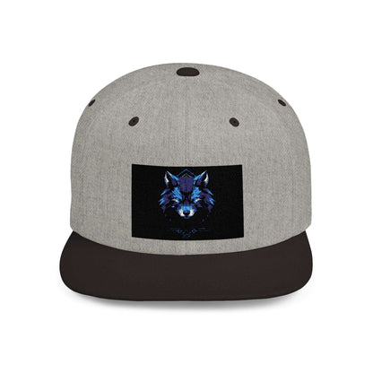 Blue Fox Snapback Cap - Stylish Outdoor Hat for Animal Lovers
