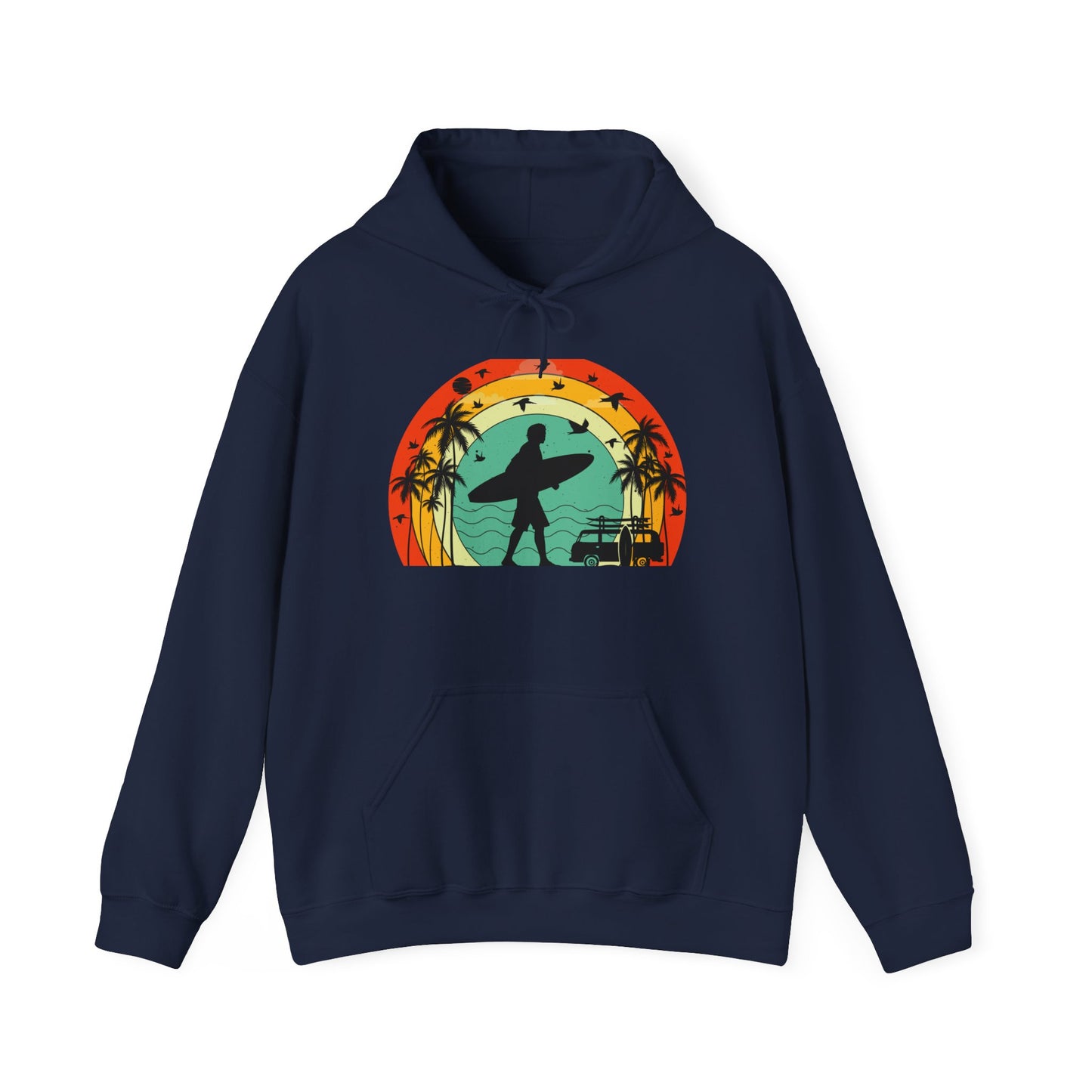 Retro Vintage Surfer Men's Hoodie