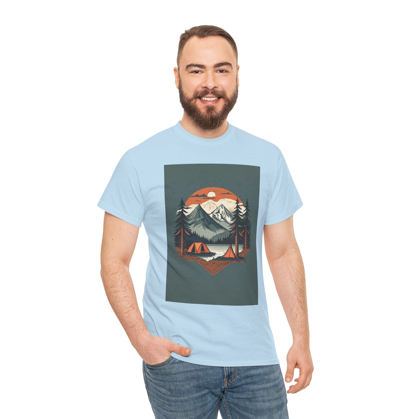 Moonlight Mountain Adventure Tee - Perfect Gift for Hikers