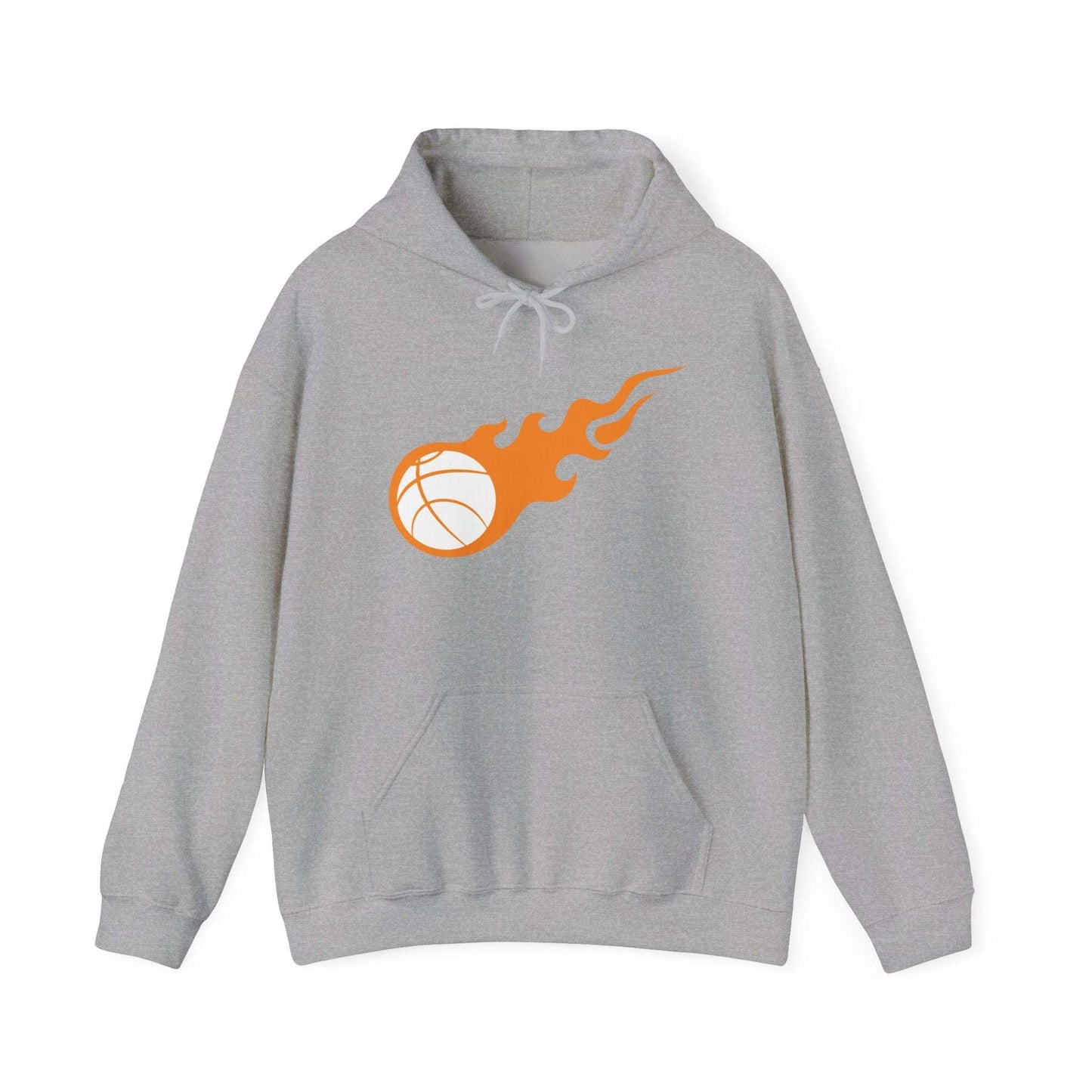 Fire Basketball Hoodie - Men's Varsity Hooded Sweatshirt