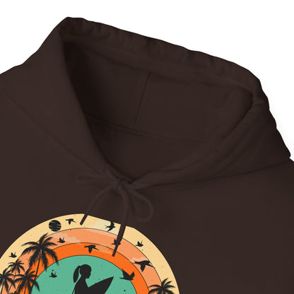 Vintage Retro Surfer Women's Hoodie