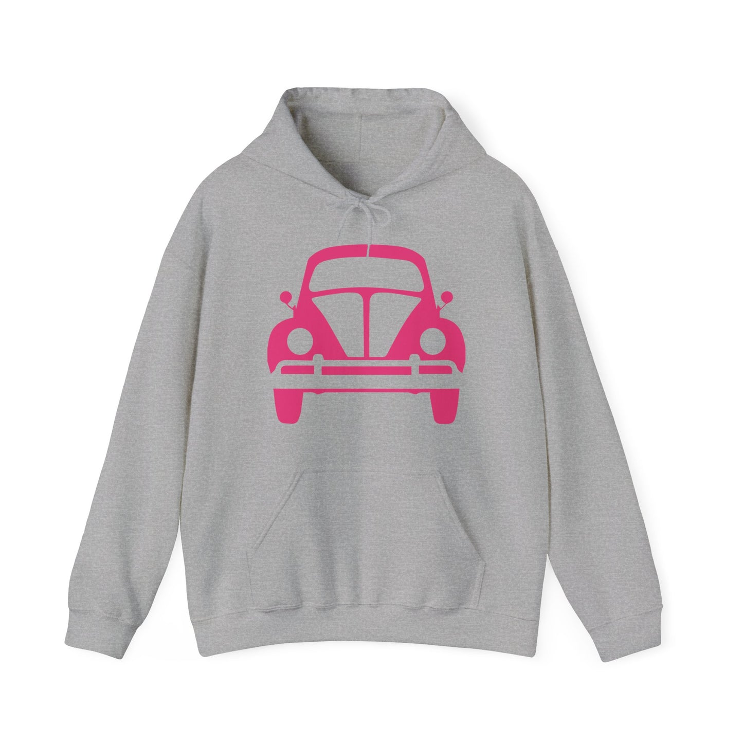 Pink Beetle Car Hoodie - Women's Hoodie