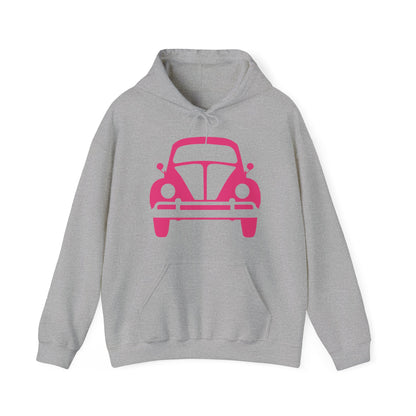 Pink Beetle Car Hoodie - Women's Hoodie