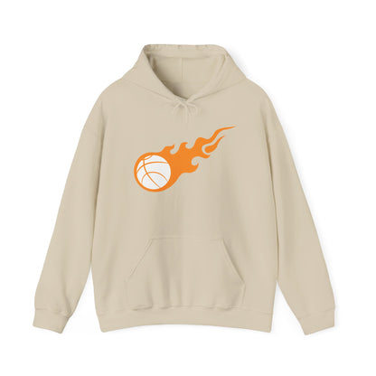 Fire Basketball Hoodie - Men's Varsity Hooded Sweatshirt