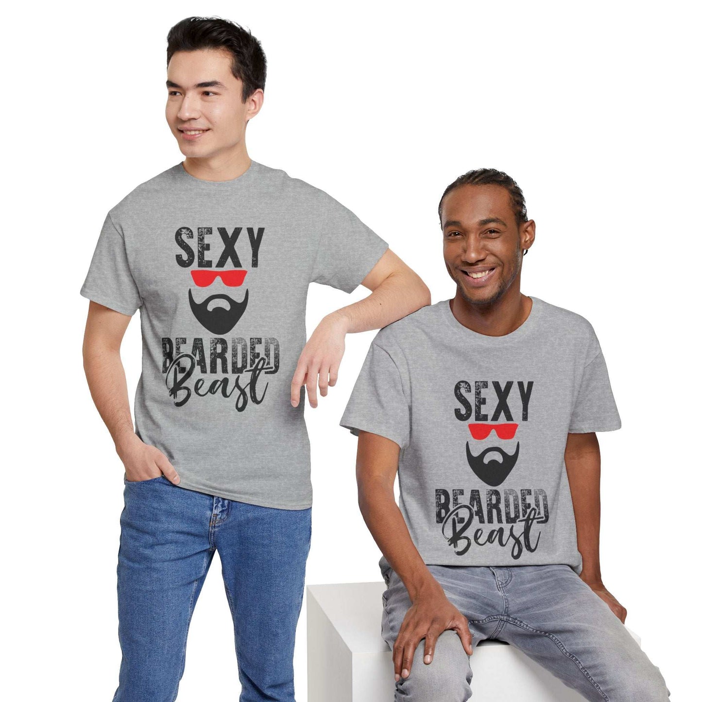 Sexy Bearded Beast Tee - Men's T-shirt