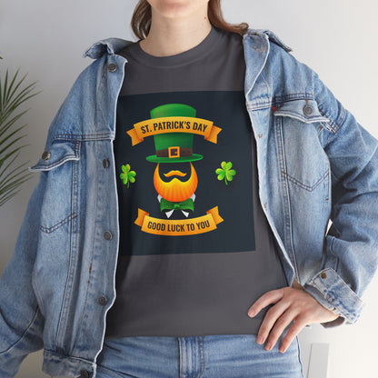 Unisex St. Patrick's Day T-Shirt — 'Good Luck to You' Lucky Leprechaun Tee (Limited Edition)