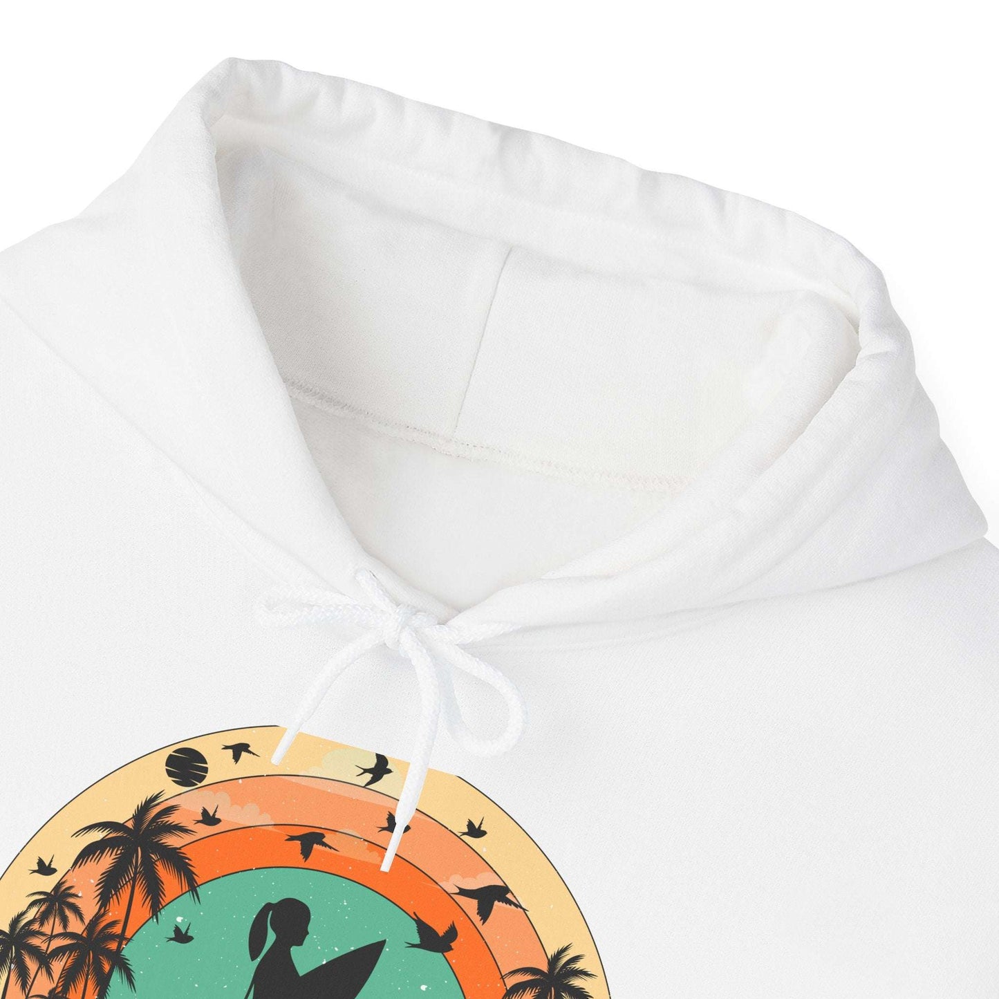Vintage Retro Surfer Women's Hoodie