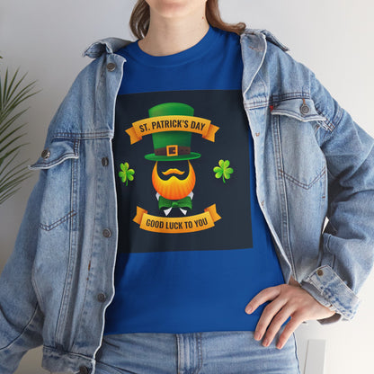 Unisex St. Patrick's Day T-Shirt — 'Good Luck to You' Lucky Leprechaun Tee (Limited Edition)