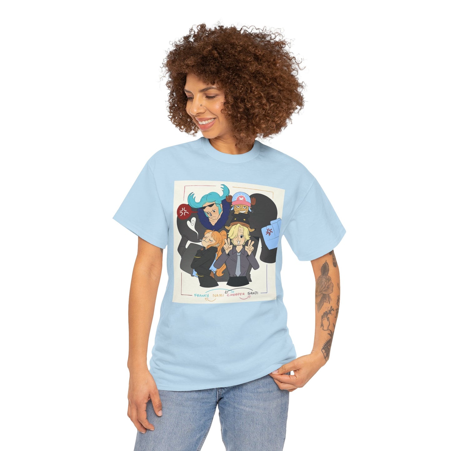 "Switched Bodies" Straw Hat Friends - One Piece Unisex Tee