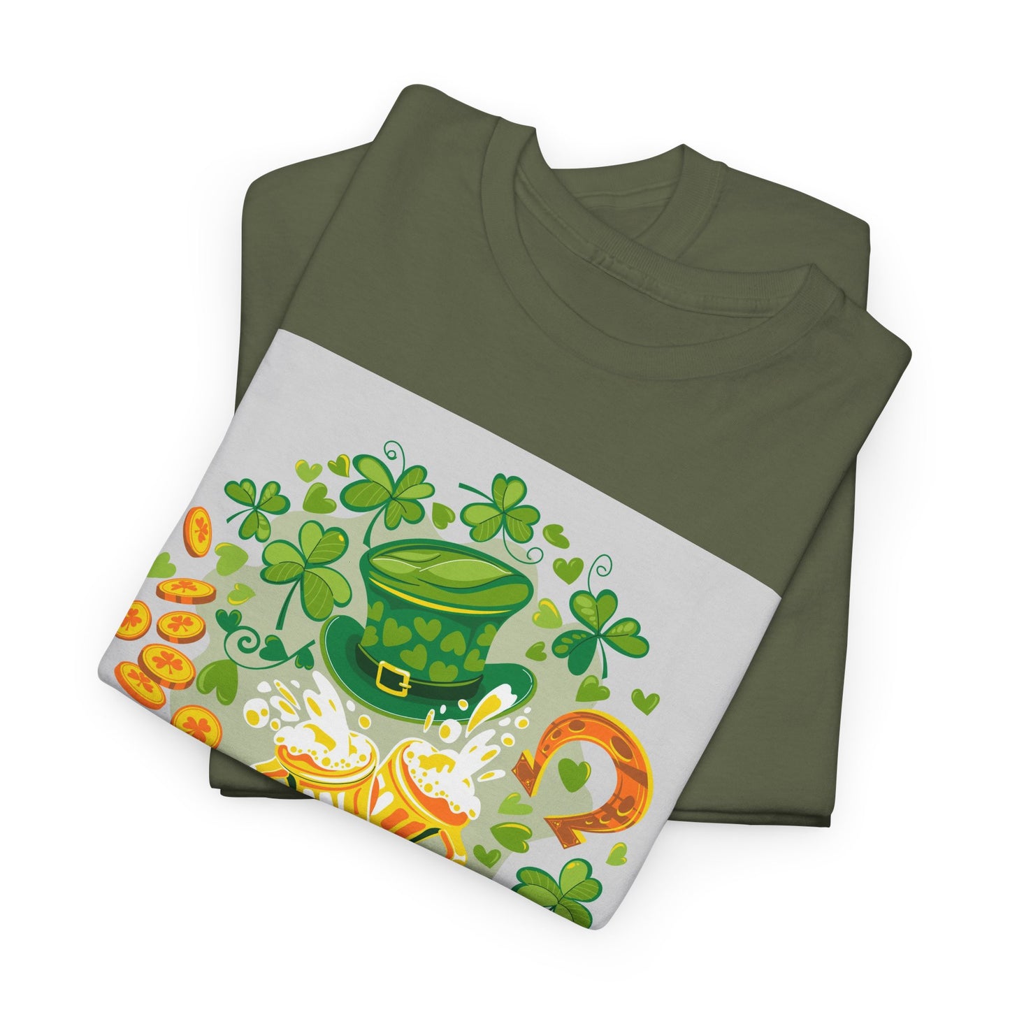 Unisex St. Patrick's Day Tee — 'Happy St. Patrick's Day' Shamrock & Leprechaun Hat Graphic (Limited Edition)