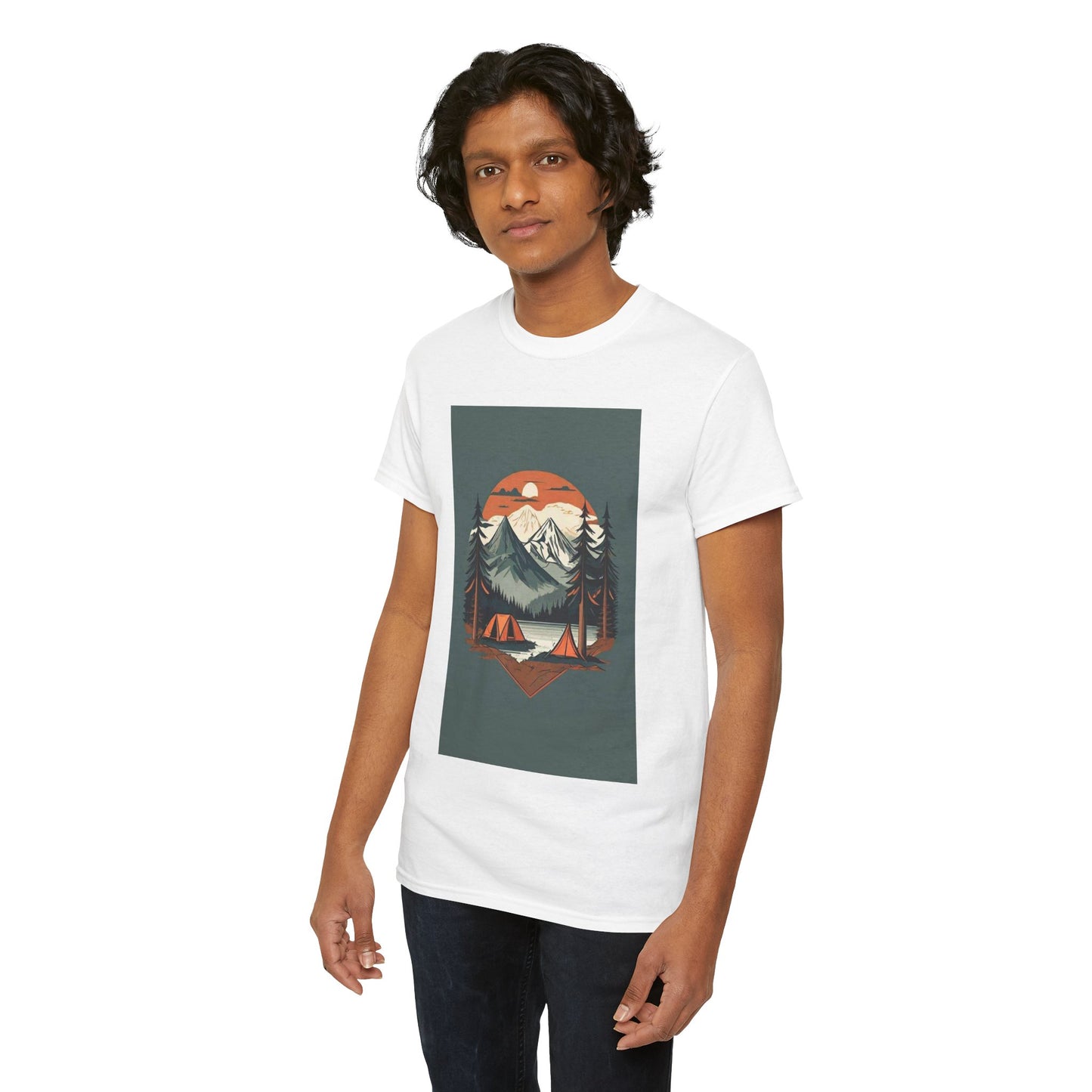 Moonlight Mountain Adventure Tee - Perfect Gift for Hikers