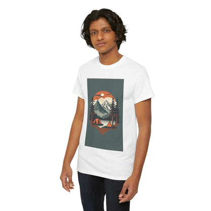 Moonlight Mountain Adventure Tee - Perfect Gift for Hikers