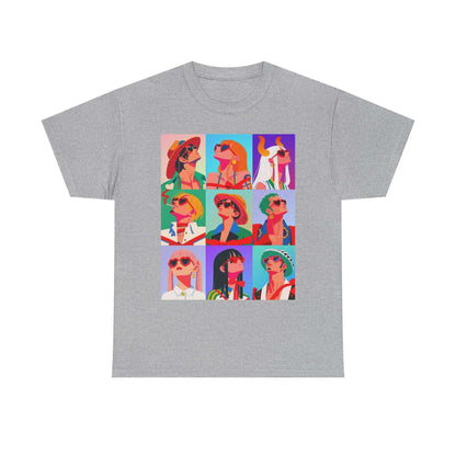 Retro One Piece Friends in Sunglasses Unisex Tee