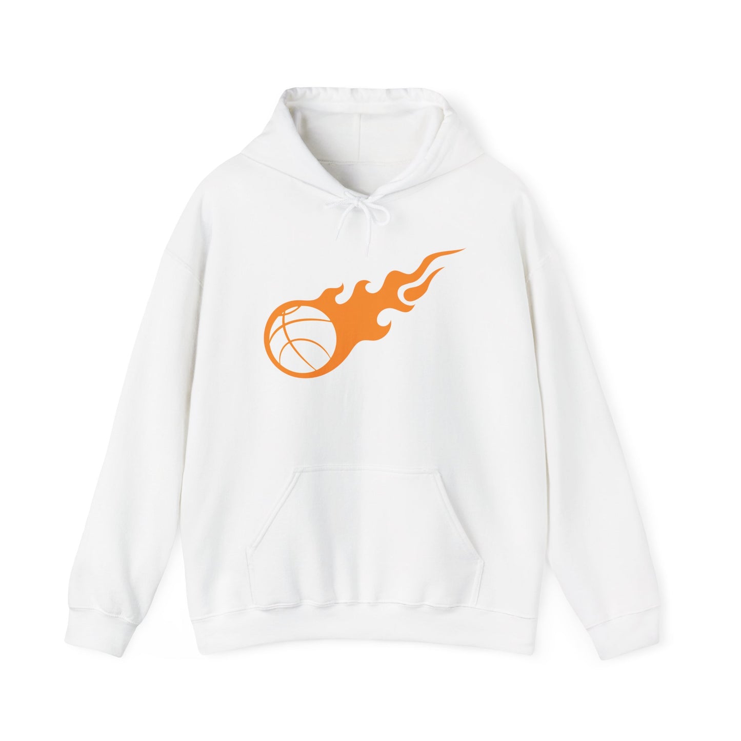 Fire Basketball Hoodie - Men's Varsity Hooded Sweatshirt