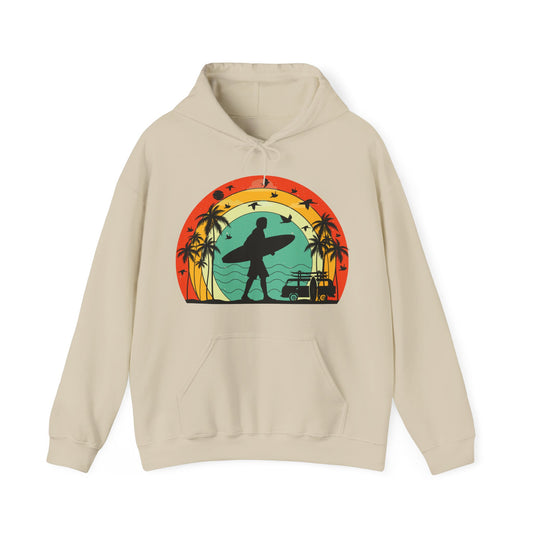 Retro Vintage Surfer Men's Hoodie