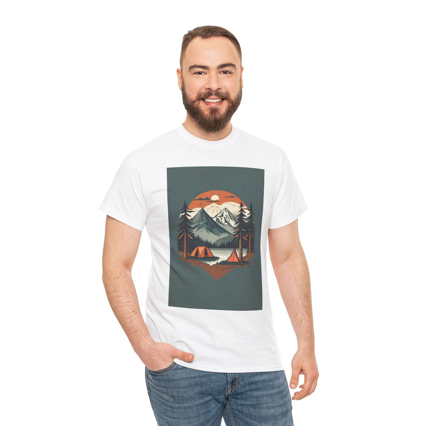 Moonlight Mountain Adventure Tee - Perfect Gift for Hikers