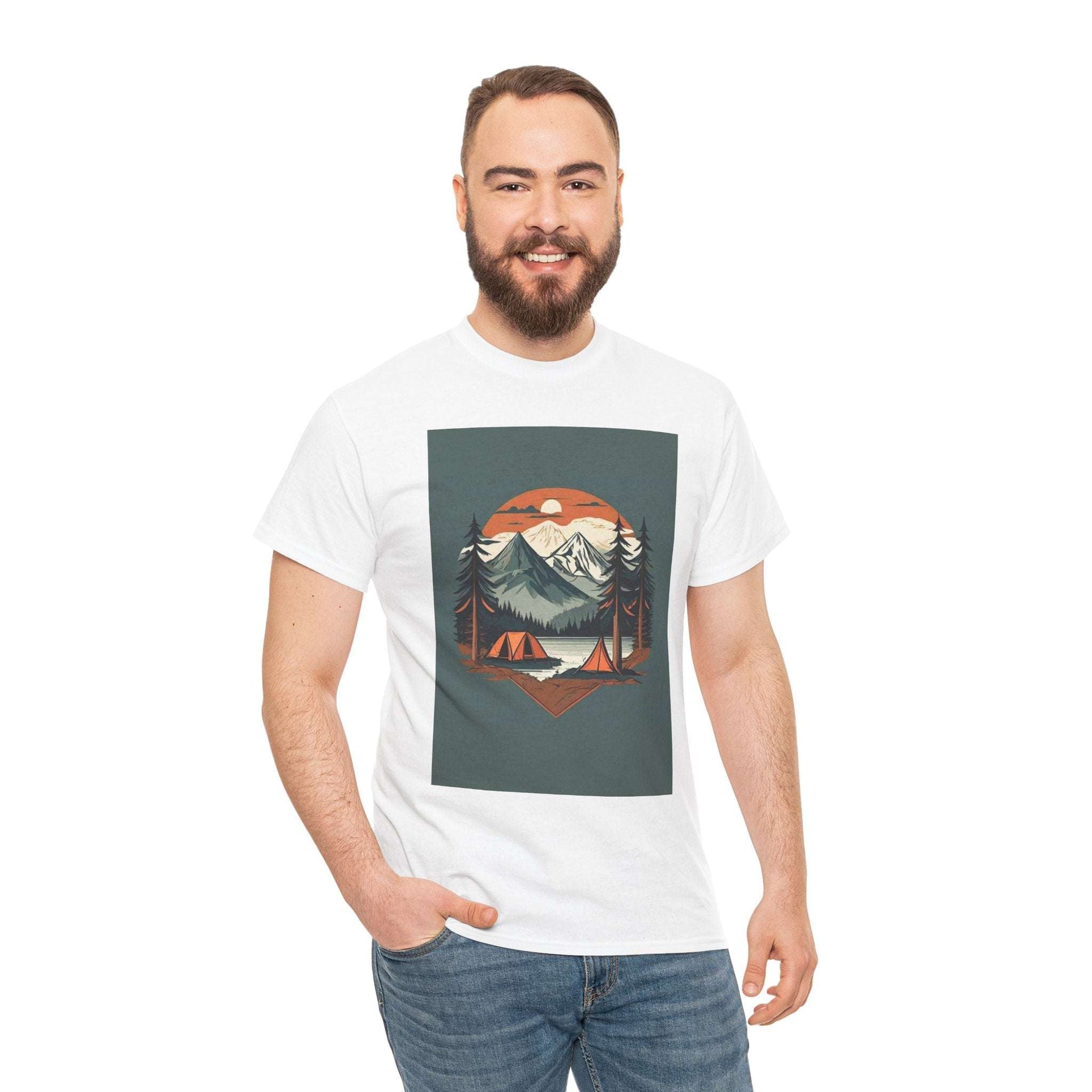 Moonlight Mountain Adventure Tee - Perfect Gift for Hikers