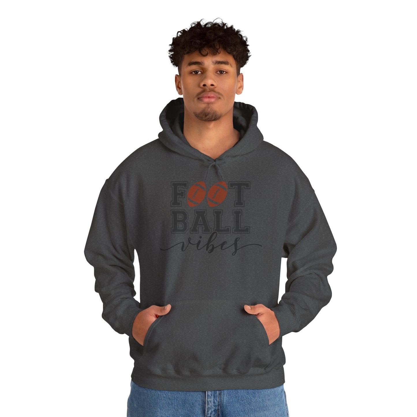 Football Vibes Men's Hoodie - Sporty Athletic Apparel
