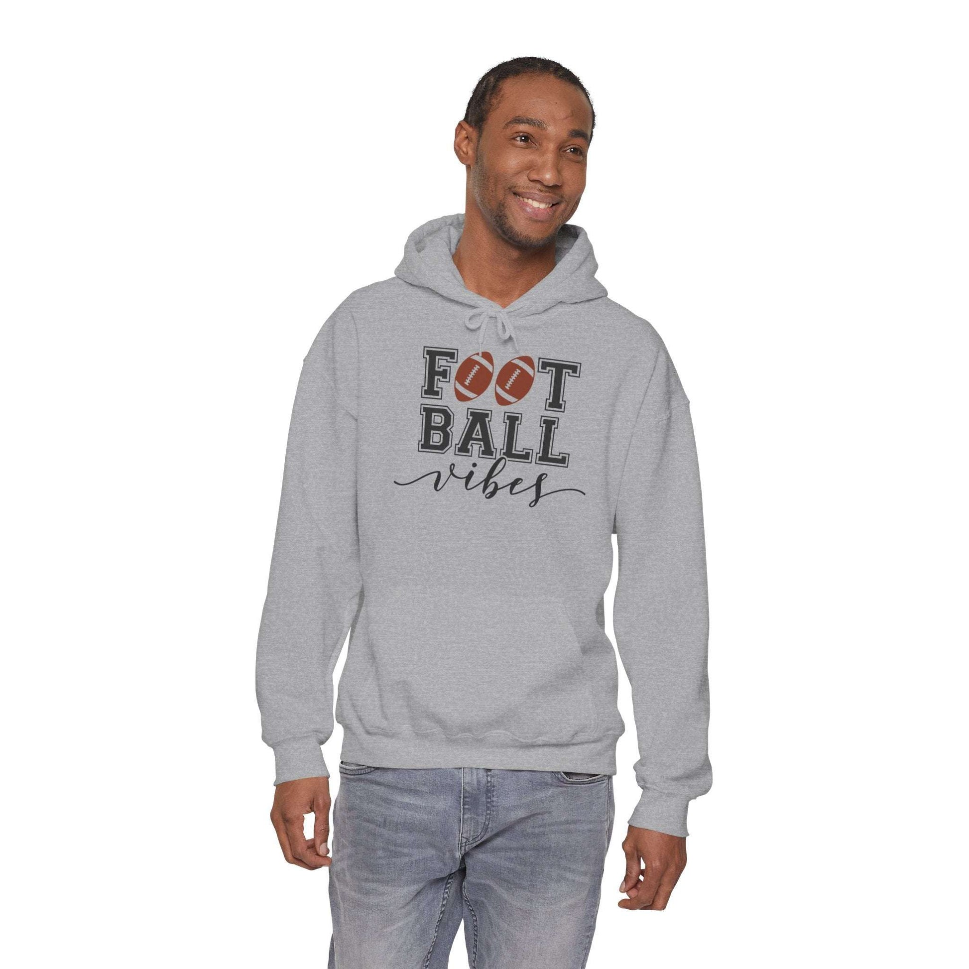 Football Vibes Men's Hoodie - Sporty Athletic Apparel