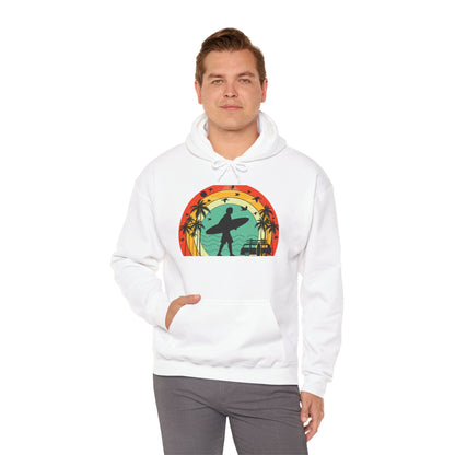 Retro Vintage Surfer Men's Hoodie