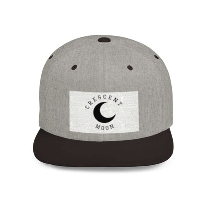 Crescent Moon Snapback Hat - Trendy Adjustable Cap for Casual Wear