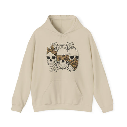 Three Skull Head - Men's Hoodie
