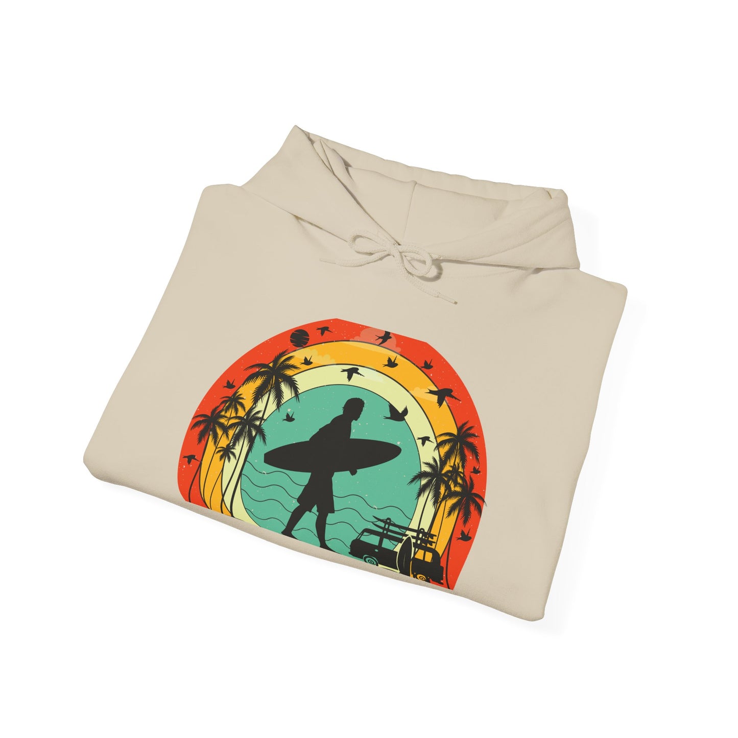 Retro Vintage Surfer Men's Hoodie