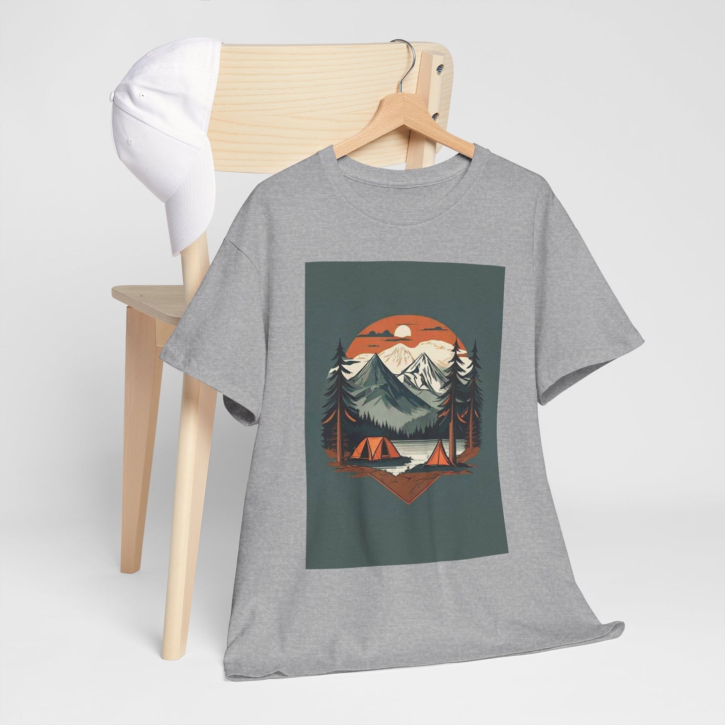 Moonlight Mountain Adventure Tee - Perfect Gift for Hikers