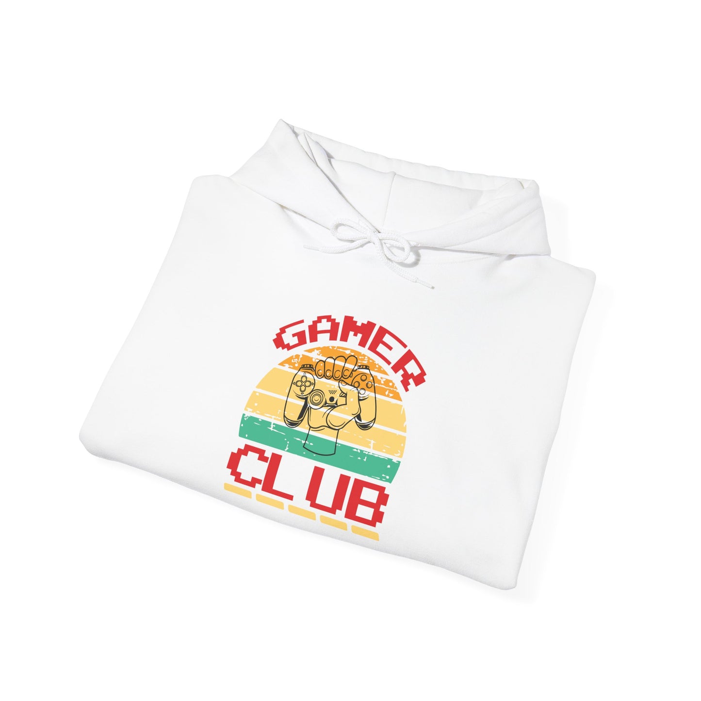 Gamer Club with Controller Design Men's Hoodie