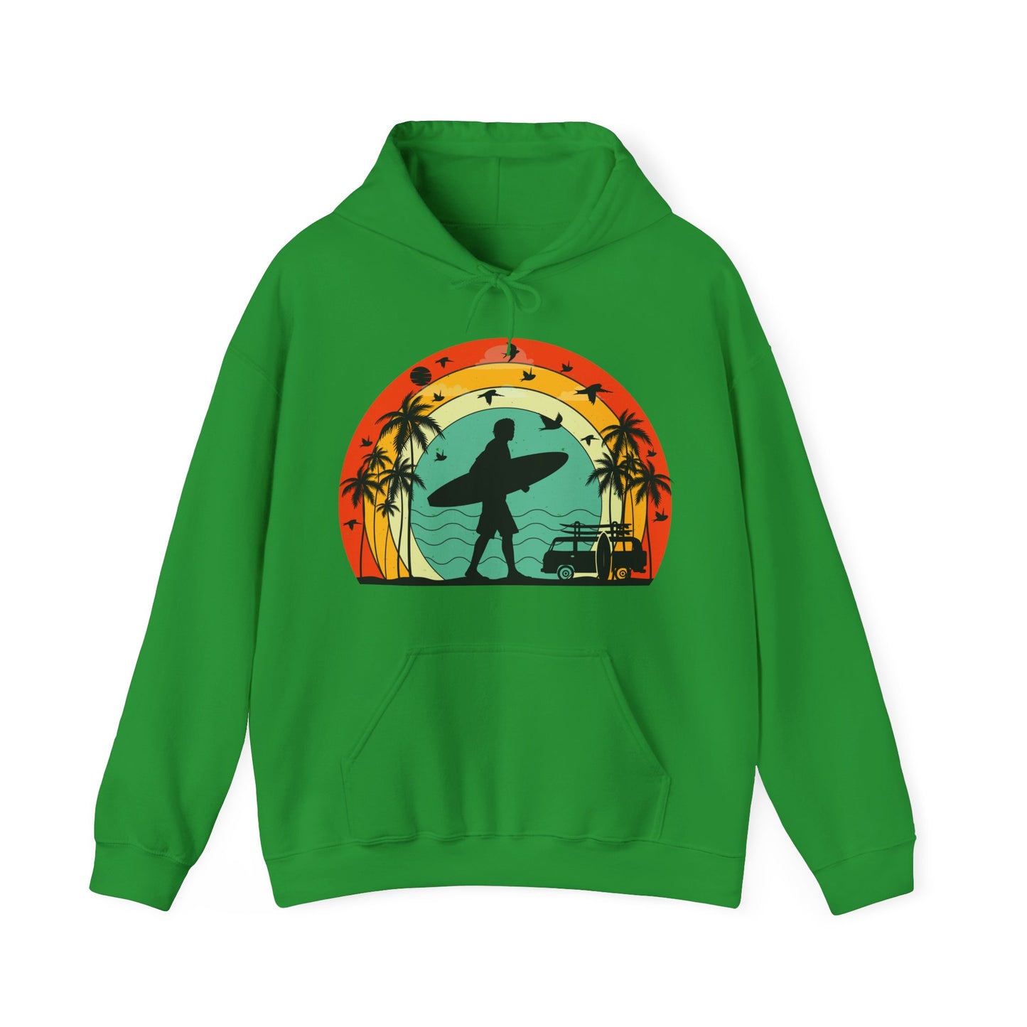 Retro Vintage Surfer Men's Hoodie