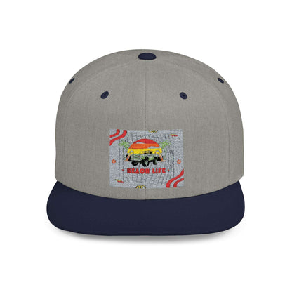 Beach Life Snapback Hat - Perfect for Summer Adventures