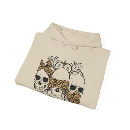 Three Skull Head - Men's Hoodie
