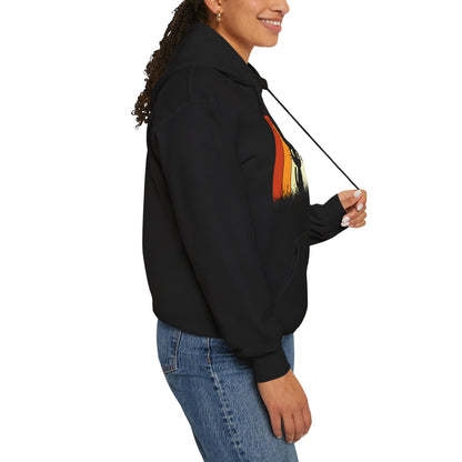 Retro Cat Rainbow Hoodie - Women's Hoodies
