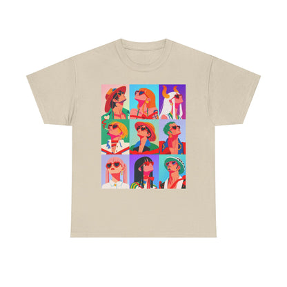 Retro One Piece Friends in Sunglasses