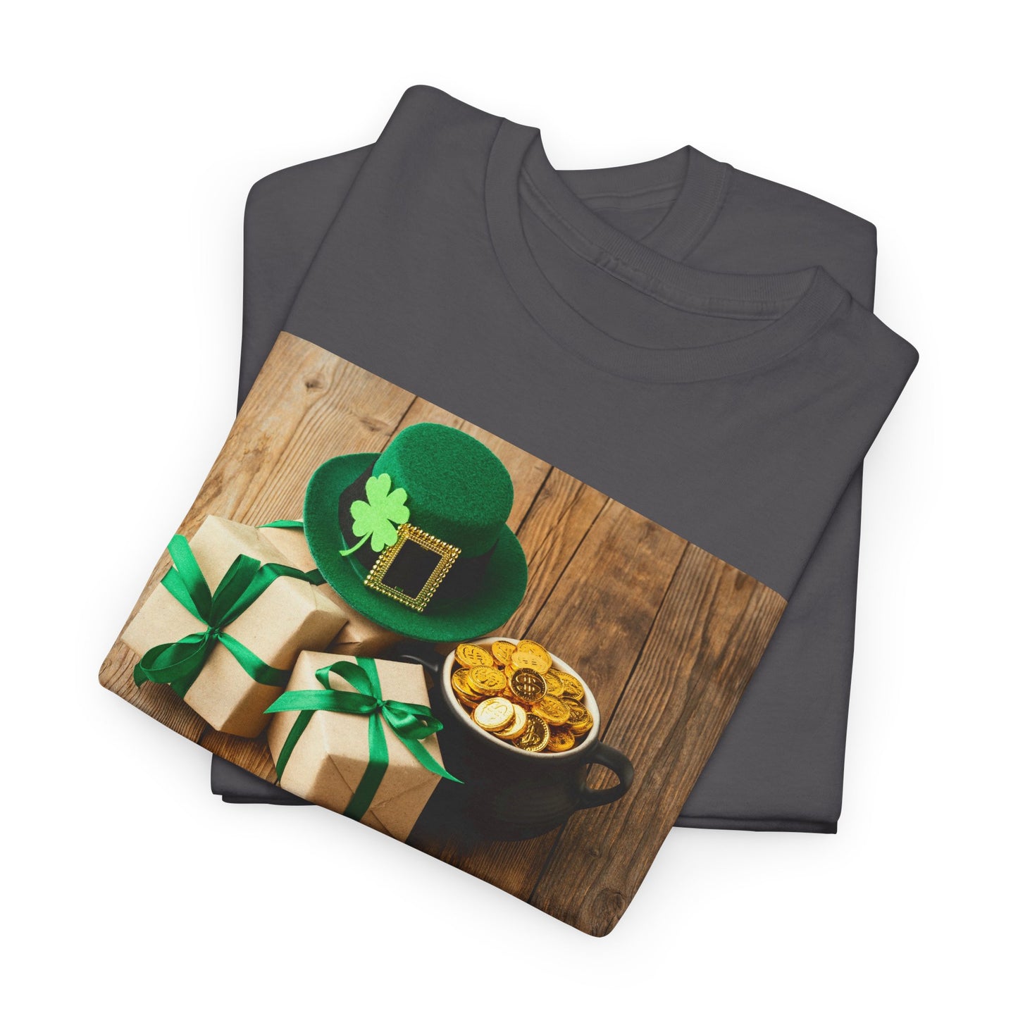 Unisex St. Patrick’s Day Gifts T-Shirt — Leprechaun Hat, Shamrock & Gold Pot Tee (Limited Edition)