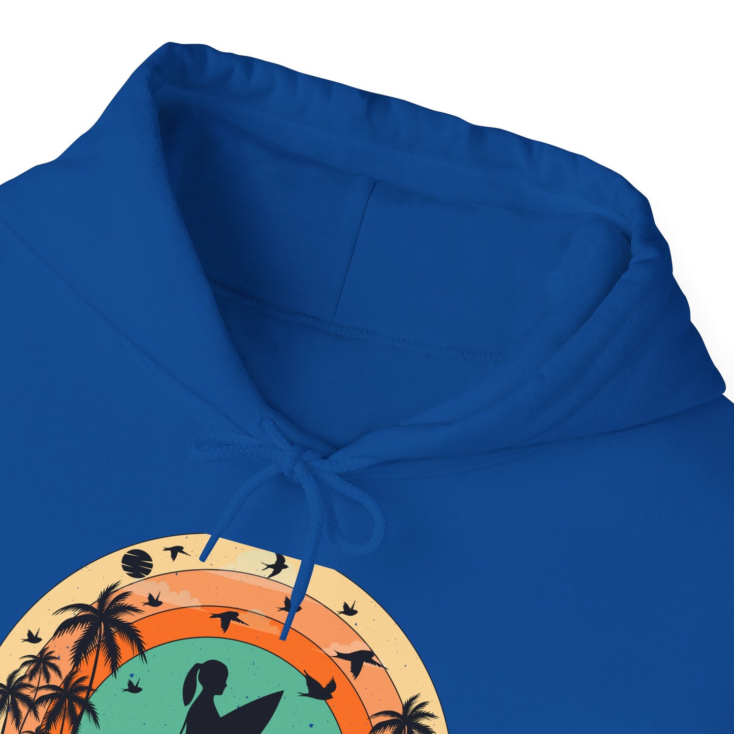 Vintage Retro Surfer Women's Hoodie