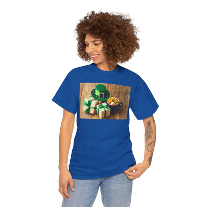 Unisex St. Patrick’s Day Gifts T-Shirt — Leprechaun Hat, Shamrock & Gold Pot Tee (Limited Edition)