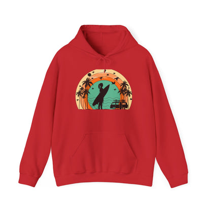 Vintage Retro Surfer Women's Hoodie