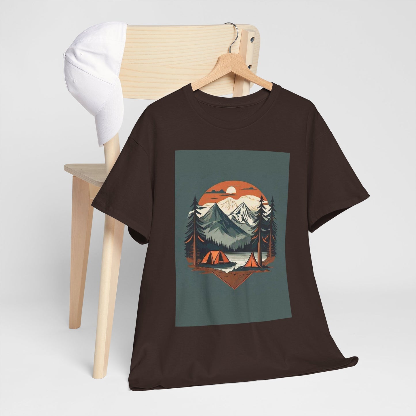 Moonlight Mountain Adventure Tee - Perfect Gift for Hikers