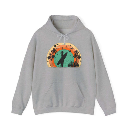 Vintage Retro Surfer Women's Hoodie
