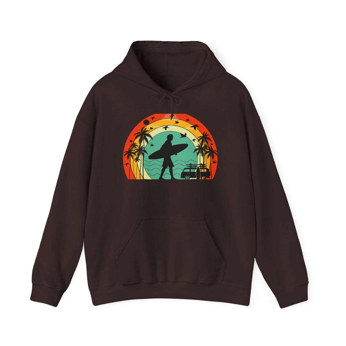 Retro Vintage Surfer Men's Hoodie