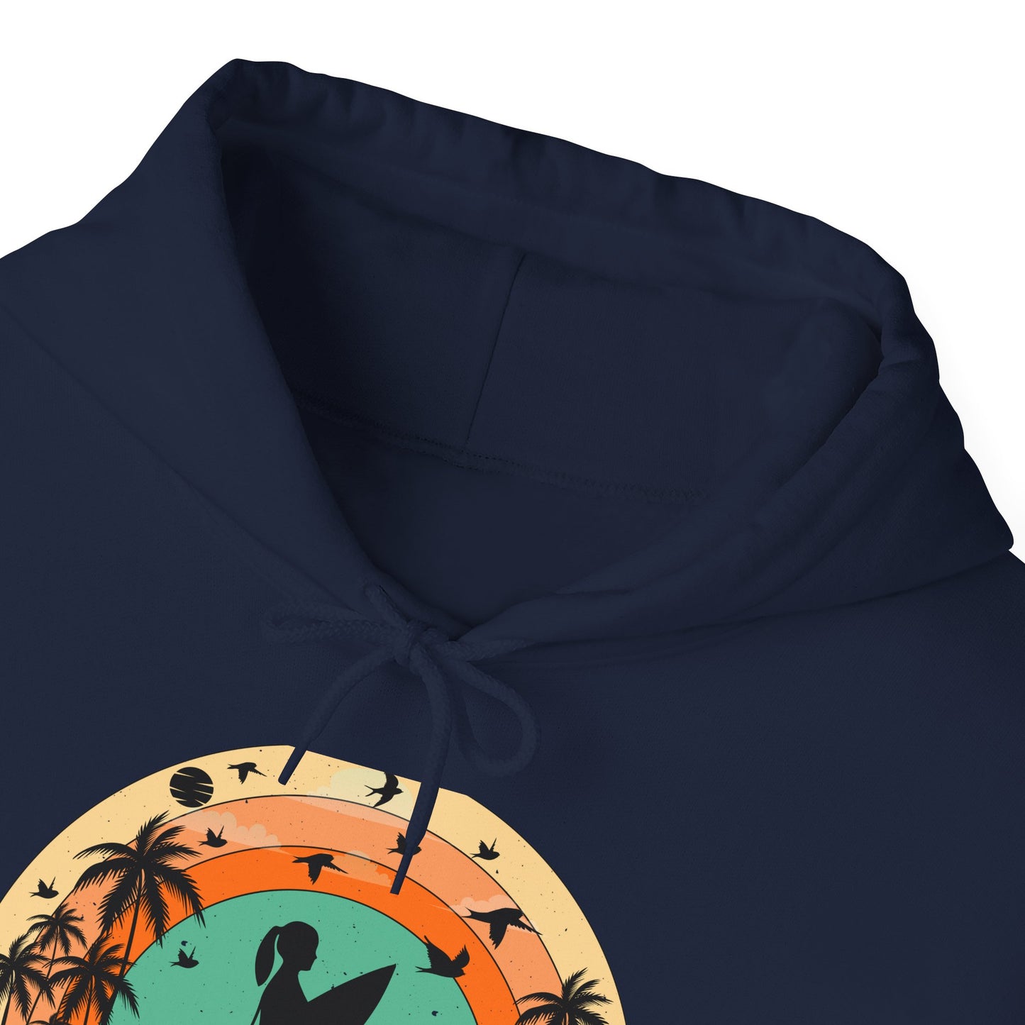 Vintage Retro Surfer Women's Hoodie