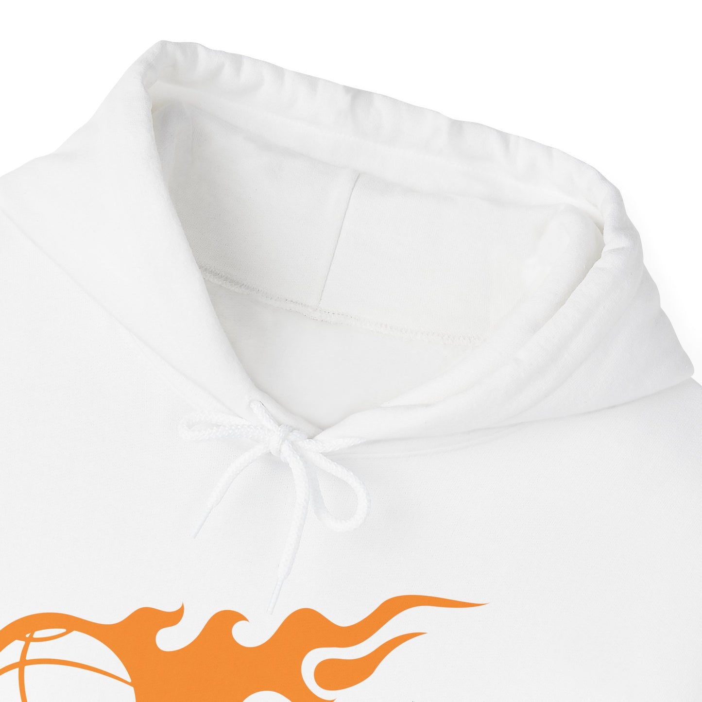 Fire Basketball Hoodie - Men's Varsity Hooded Sweatshirt