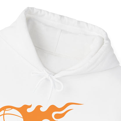Fire Basketball Hoodie - Men's Varsity Hooded Sweatshirt