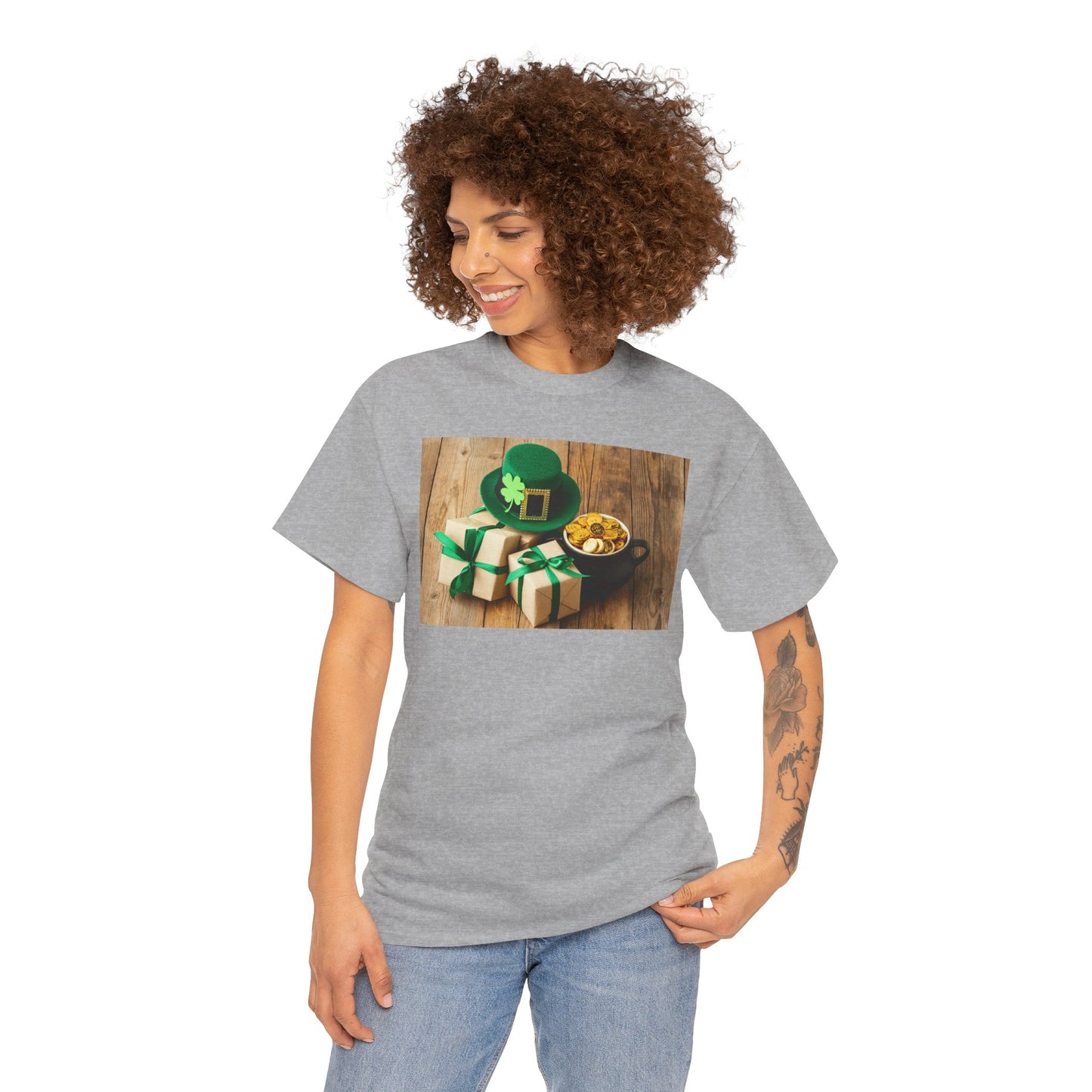 Unisex St. Patrick’s Day Gifts T-Shirt — Leprechaun Hat, Shamrock & Gold Pot Tee (Limited Edition)