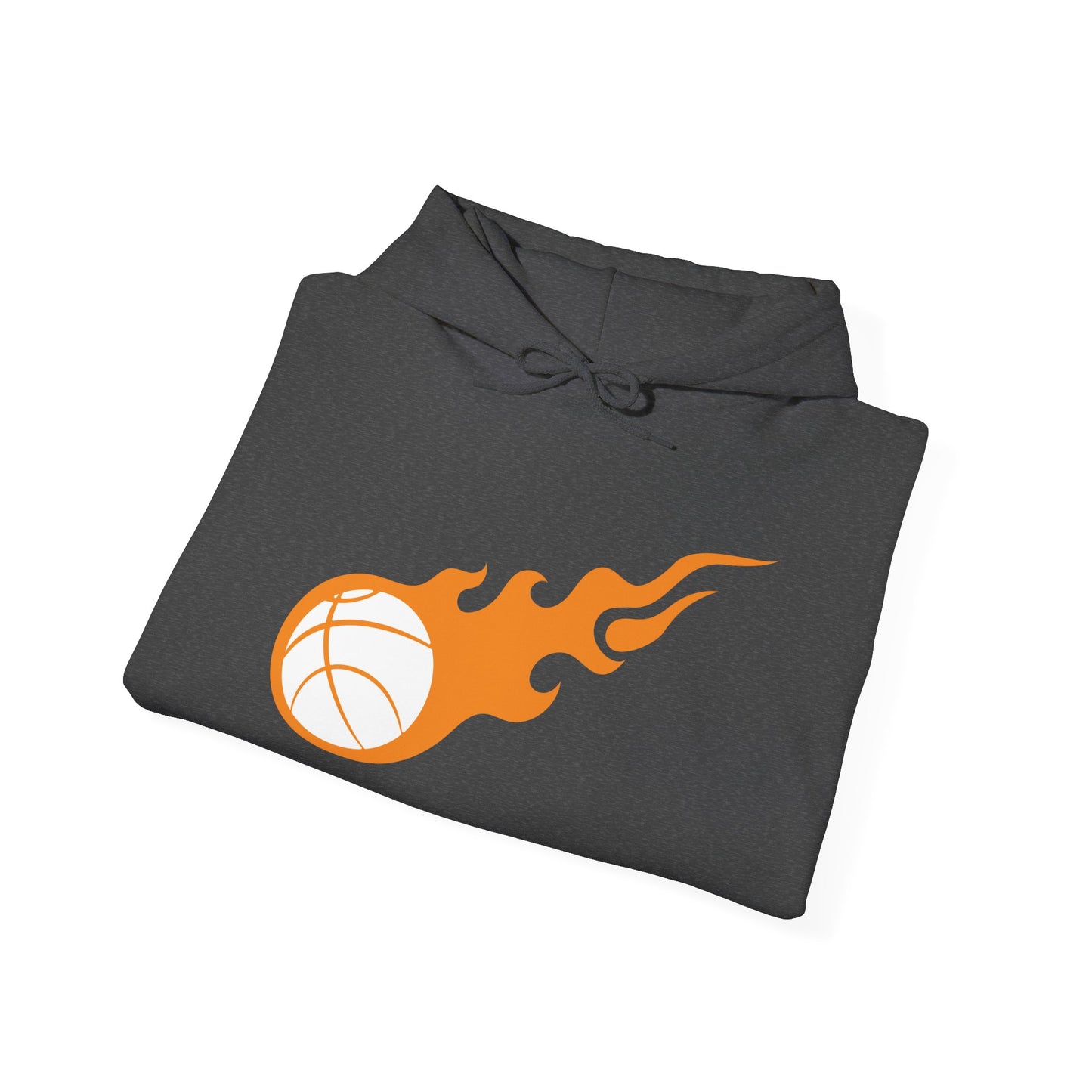 Fire Basketball Hoodie - Men's Varsity Hooded Sweatshirt