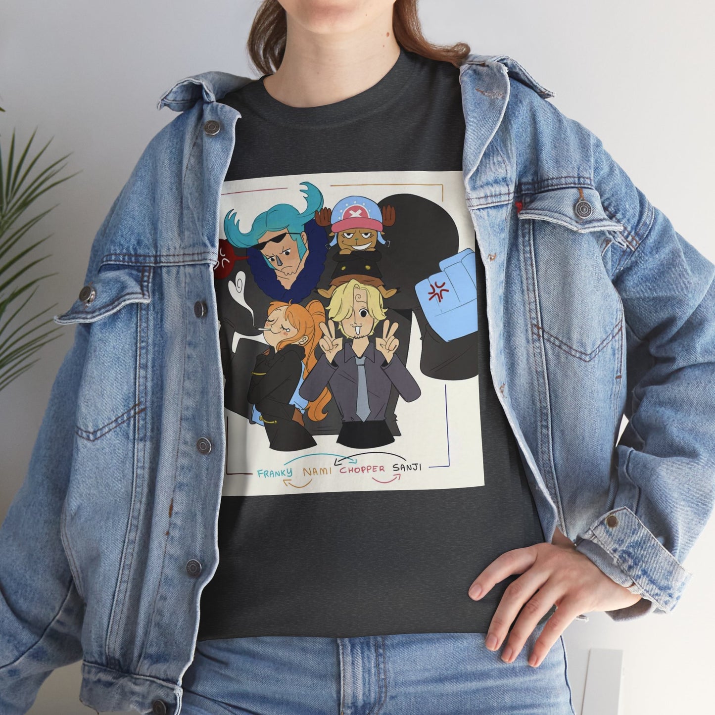 "Switched Bodies" Straw Hat Friends - One Piece Unisex Tee